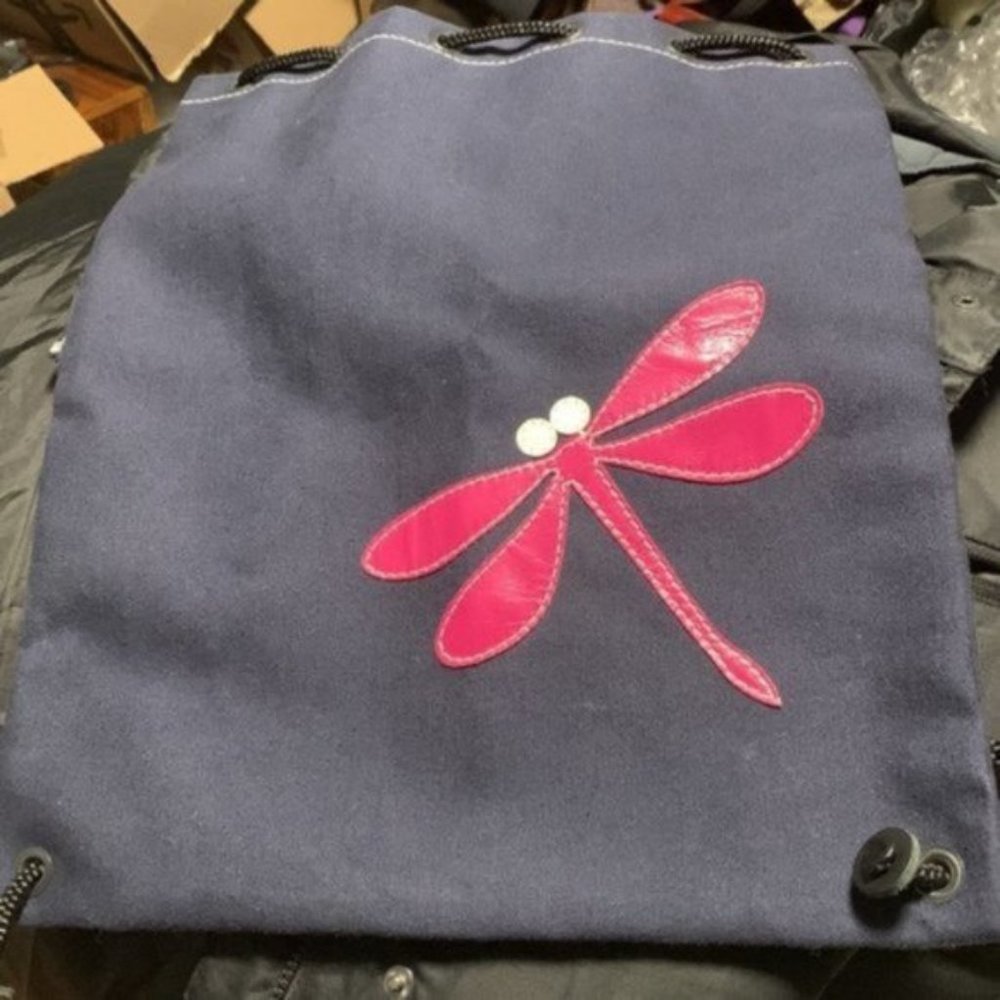 Canadian Nautilos Canvas and Leather drawstring backpack